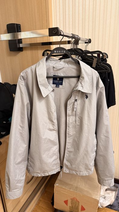 Чоловіча куртка U.S. Polo Assn. L оригінал утеплена вітровка