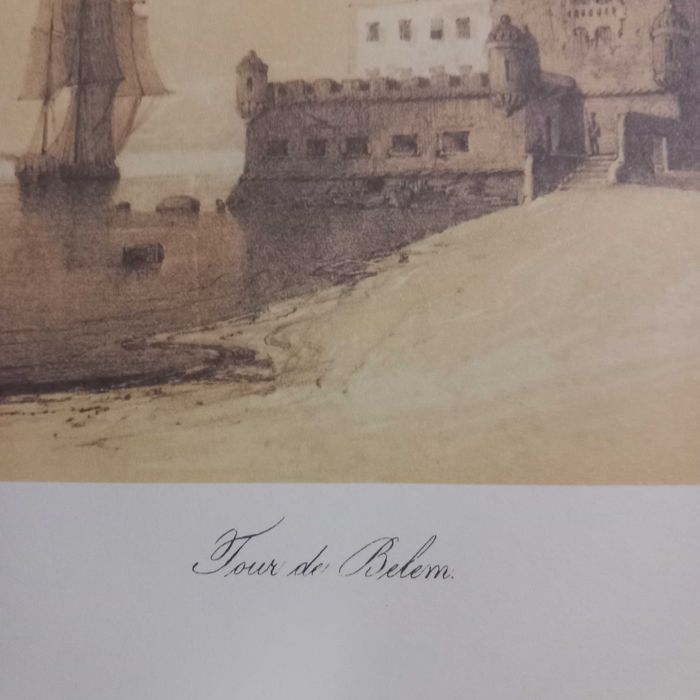 Gravura da Torre de Belém