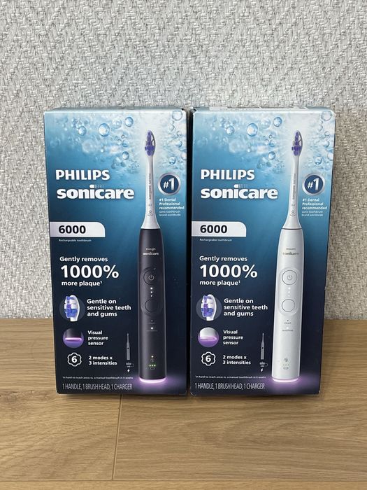 Електрична зубна щітка Philips Sonicare 6000 Электрическая зубная щетка 6100