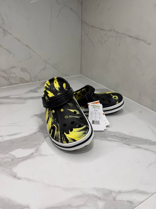 Crocs сабо оригінальні чоловічі шльопкі /тапки  чорні 41 -42-43 /m8 /m9/m10/m11
