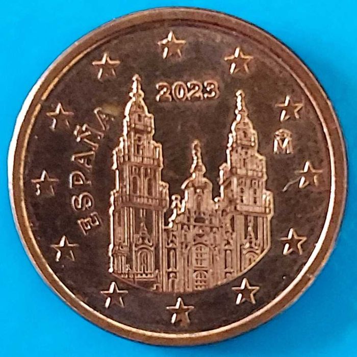 5 Cêntimos de 2023 de Espanha, Santiago de Compostela