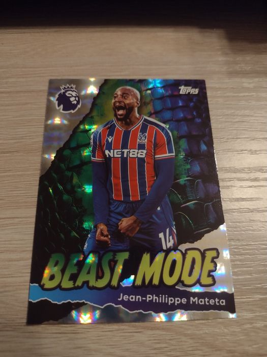 Karta piłkarska Topps premier league Beast Mode Mateta