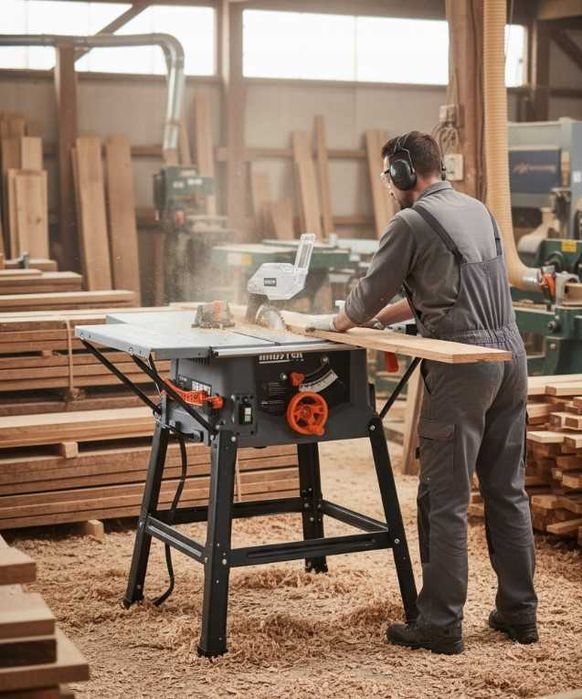 DUŻY ZESTAW: Cyrkularka + 6 Tarcz | Soft Start | Piła Stołowa | NOWA