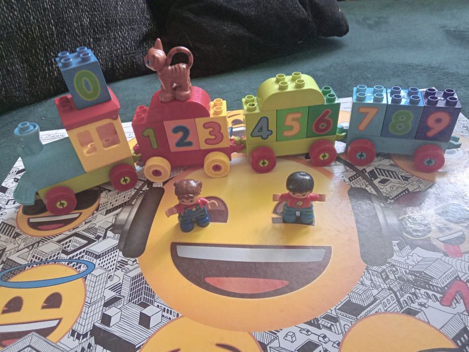 3 zestawy klocków lego duplo