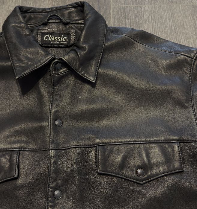 Шкіряний овершот, 100% мягка шкіра Classic Leather Wear