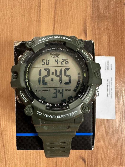 Casio Illuminator AE-1500WH – майже новий! 10 років роботи батареї! 100М WR!