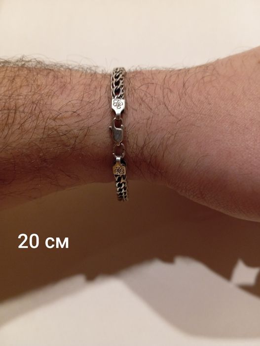 Продам серебряные браслеты 20, 22 см