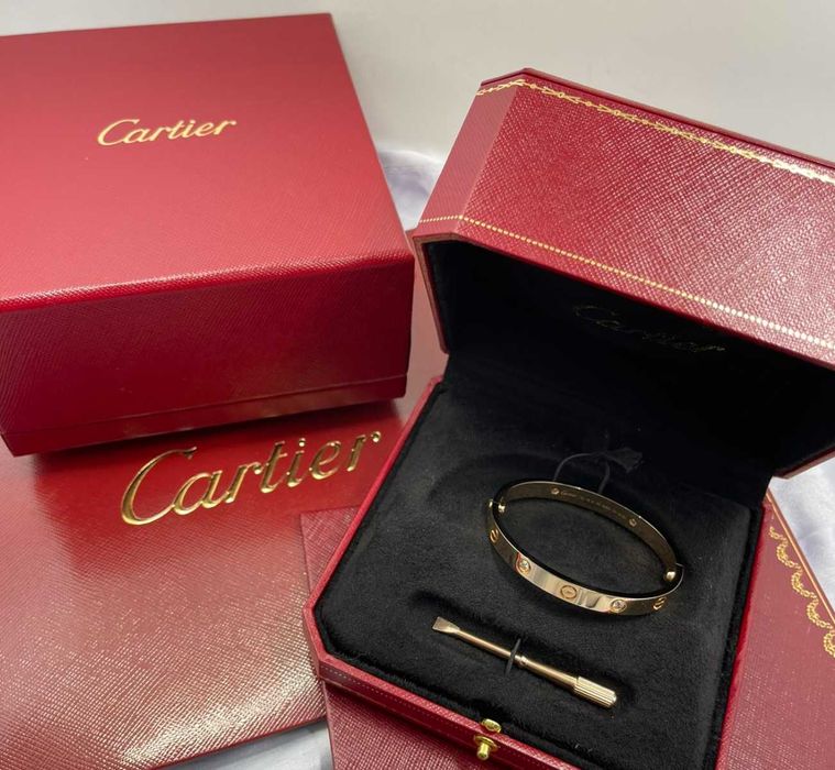 Bransoletka Cartier z pudełkiem