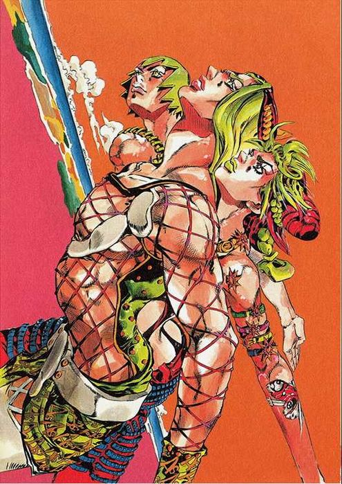 Плакат постер принт на холсте ДжоДжо JoJo манга аниме декор комнаты