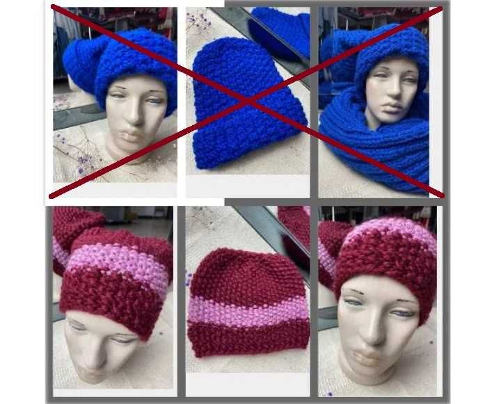 В'язані шапочки.