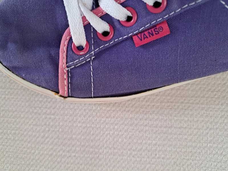 Vans fioletowe trampki dziewczęce rozm. 34