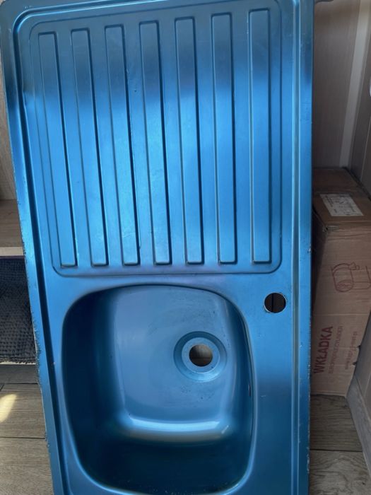Nowy zlewozmywak 93x48 stal nierdzewna
