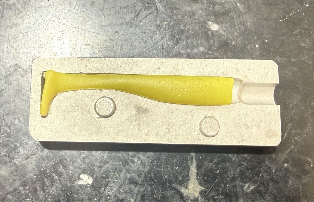 Molde para vinil/amostra pesca