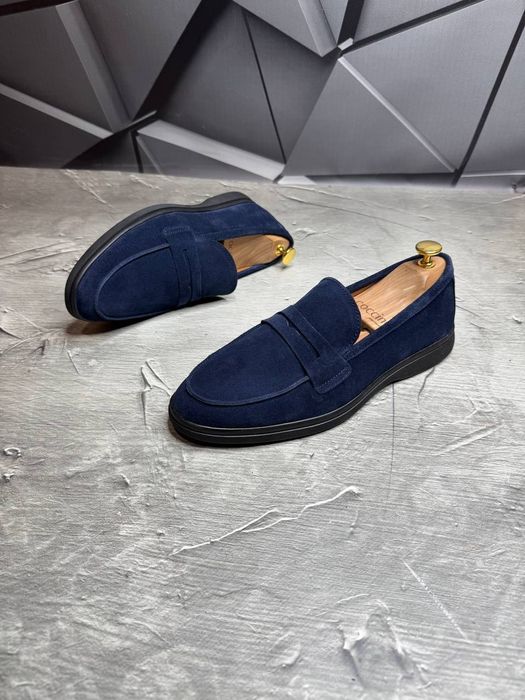 Мужские лоферы туфли 40-45 замш