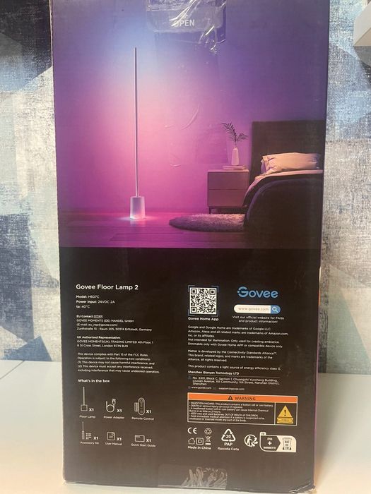 Розумний торшер Govee Smart Floor Lamp 2 (модель H607C)