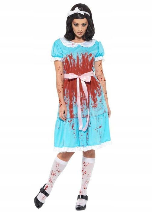 Strój na Halloween krwawa mordercza siostra S