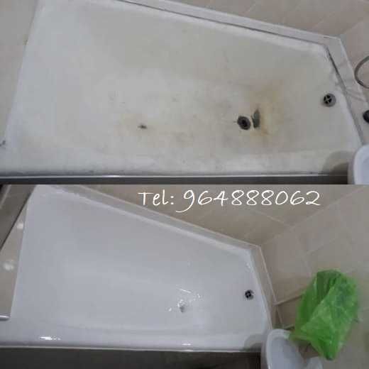 Banheira do ferro fundido, cerâmica, acrílico/fibra de vidro, . -» RENOVAÇÃO de Banheiras, PINTURA de Banheiras, ESMALTAGEM de banheiras