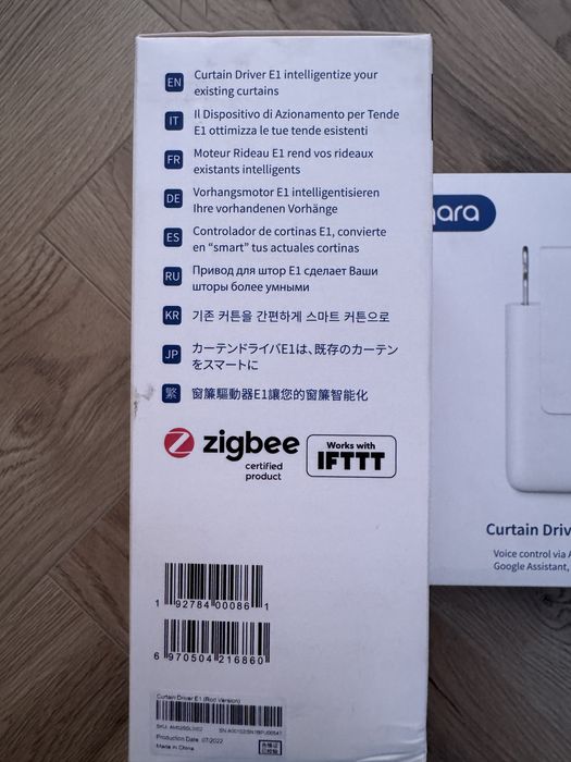 Aqara Curtain Driver E1 Rod Version Zigbee HomeKit Alexa NOWE