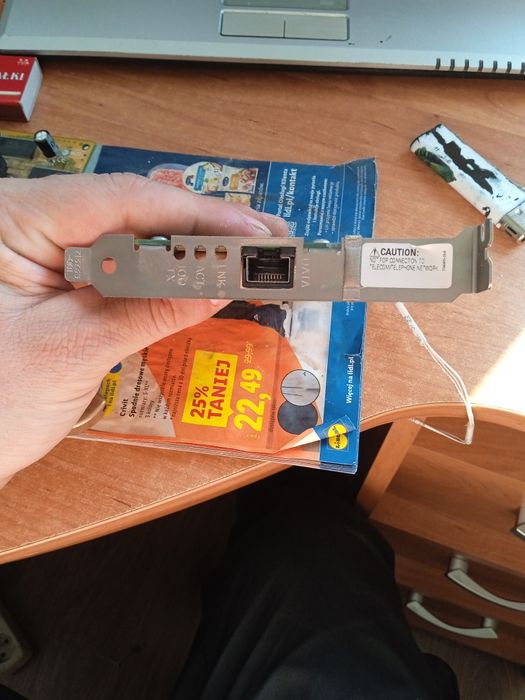 Retro stara karta  sieciowa compaq nc3121