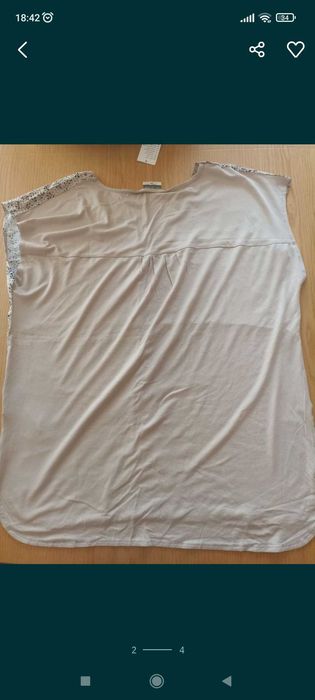 Bluzka bez rękawów damska r. XL