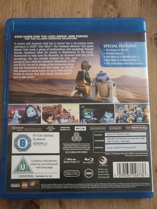 Star Wars The Padawan Menace film blu-ray