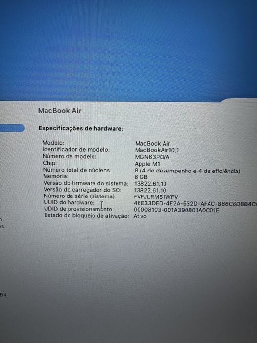 Macboon air m1 + monitor externo de 14 polegadas.