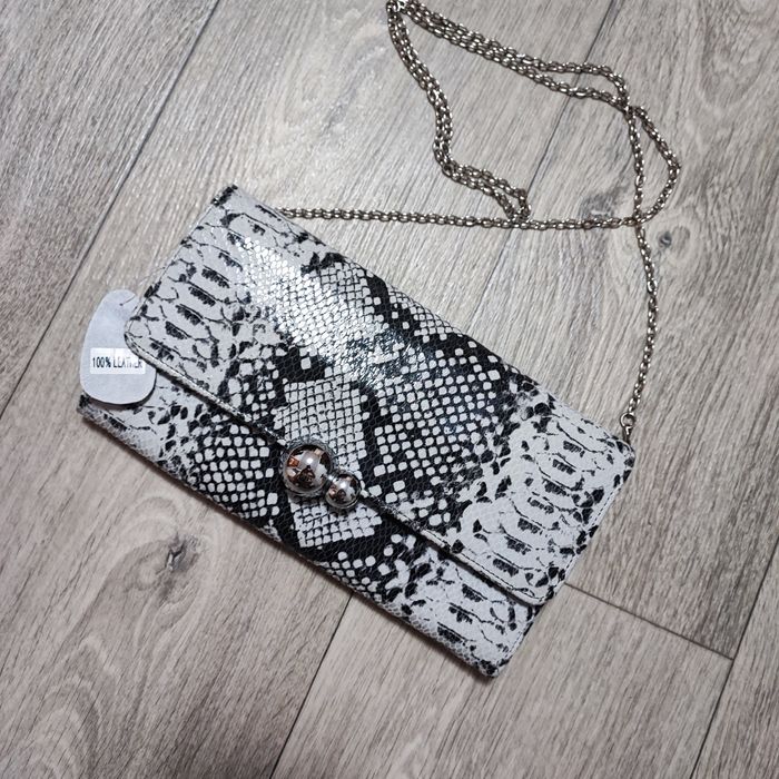 Нова шкіряна сумочка Frank Usher принт рептилії . Genuine leather