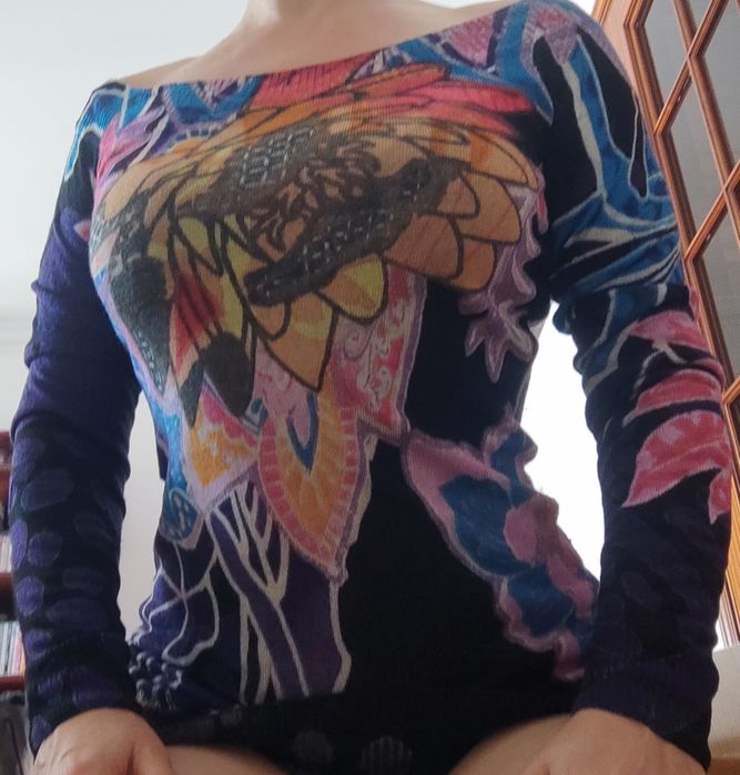 Camisola Desigual M fina com mangas