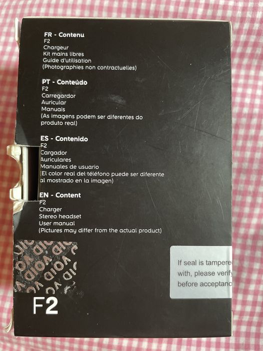 F2 phone in box...63824212453635121