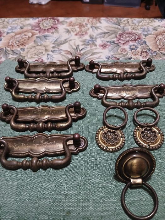 Lote Puxadores Latão