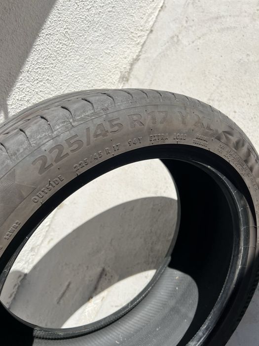 225/45/17 Continental 2 pneus