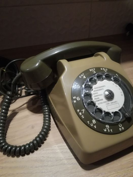 telefon retro francuski dodatkowa słuchawka