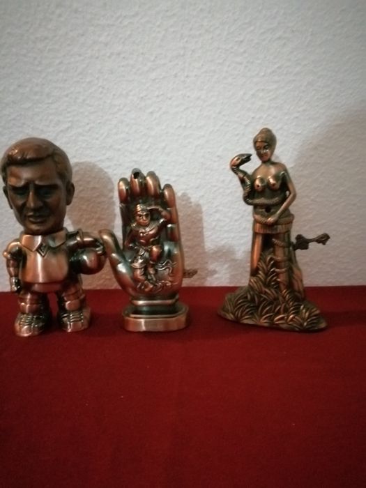 Lote 3 isqueiros em cobre por 15 euros