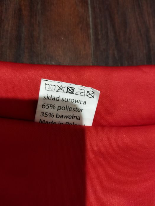 Czerwona elegancka sukienka L