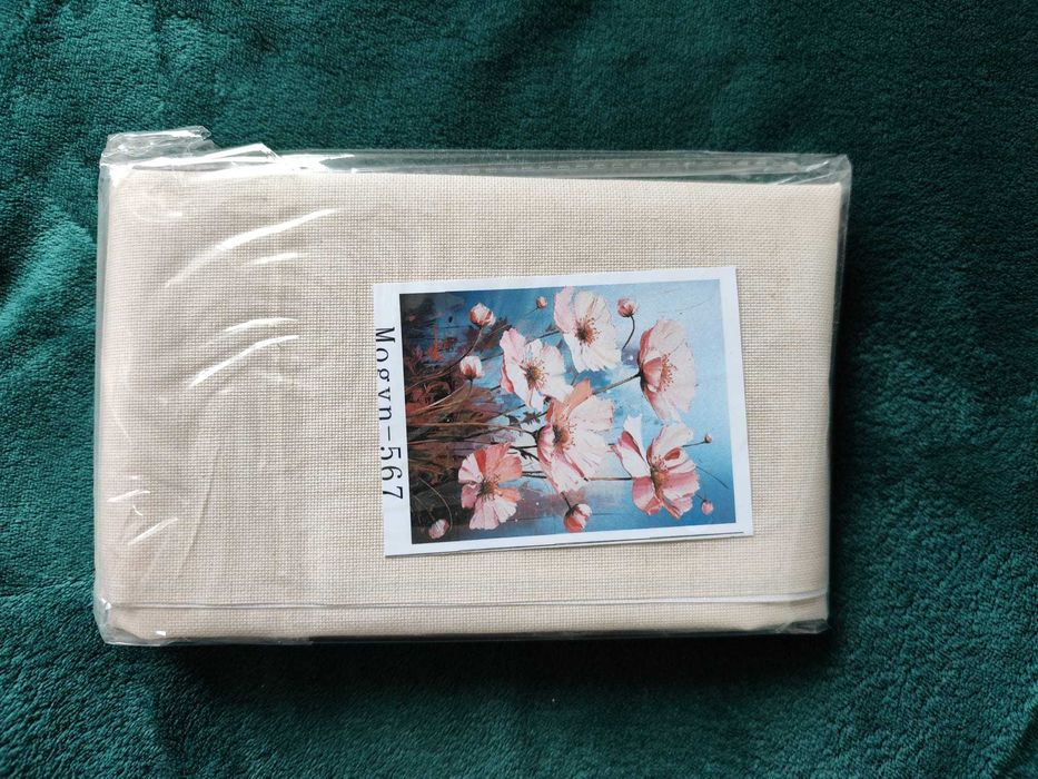 Malowanie po numerach - różowe kwiaty