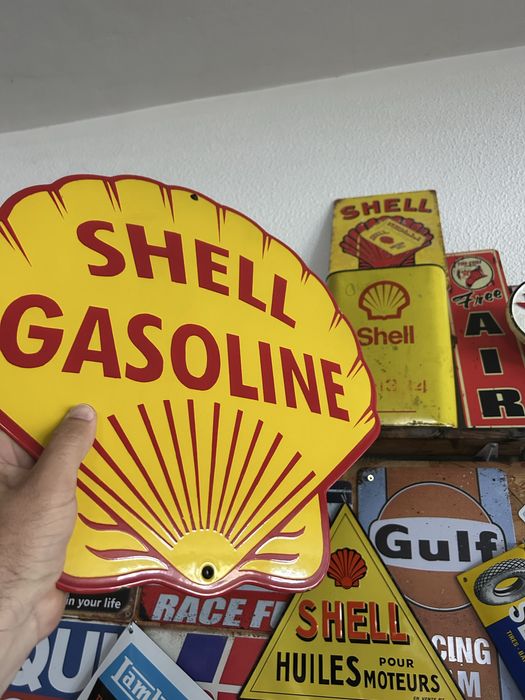 Chapa SHELL esmaltada