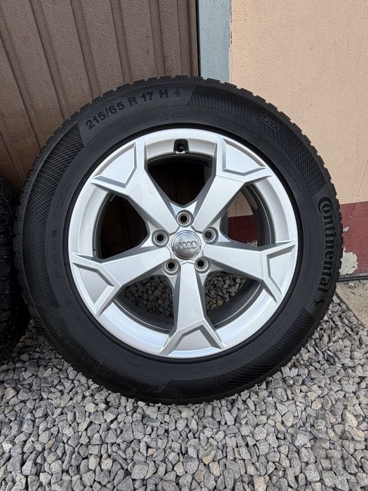 Felgi z oponami 215/65R17 Audi Q3 5x112 Q2 A4 B5 B6 B7 A6 C6 C5 TT A3 VW Tiguan Seat Tarraco Skoda Kodiaq vw