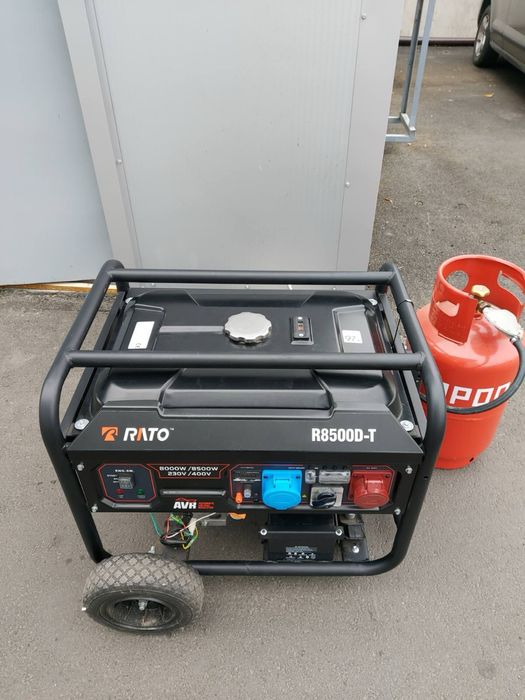 Генератор газ бензин 6,5 кВт 3 фази