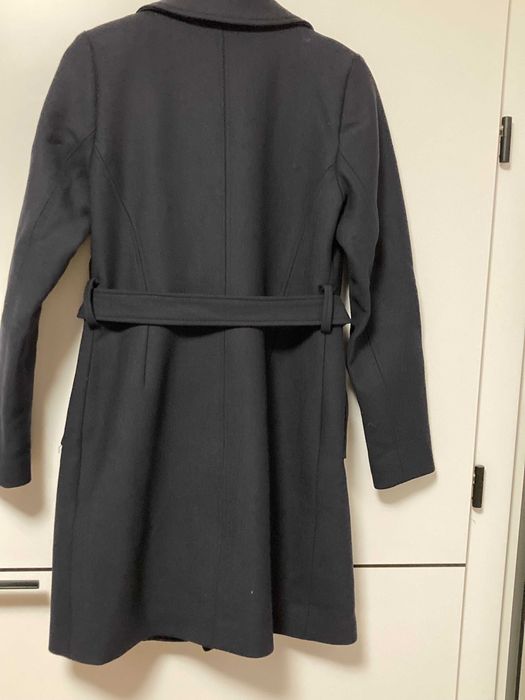 Granatowy płaszcz rozm. 36