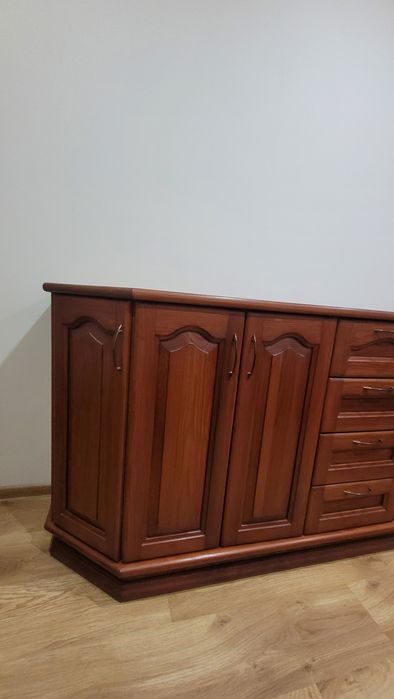 Komoda 210cm drewno naturalne