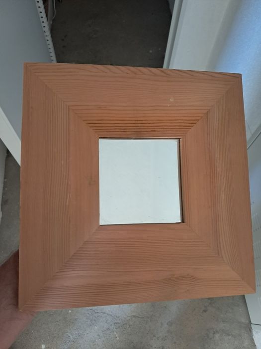 2 espelhos moldura pinho