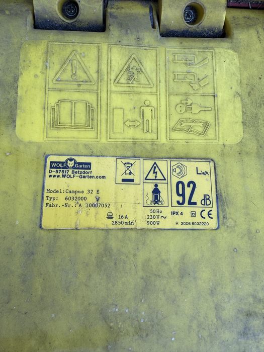 Kosiarka elektryczna wolf garten campus 32 e 900W mała