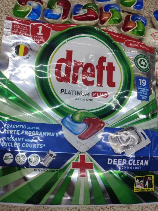 Капсулы для посудомойки  DREFT  Бельгия