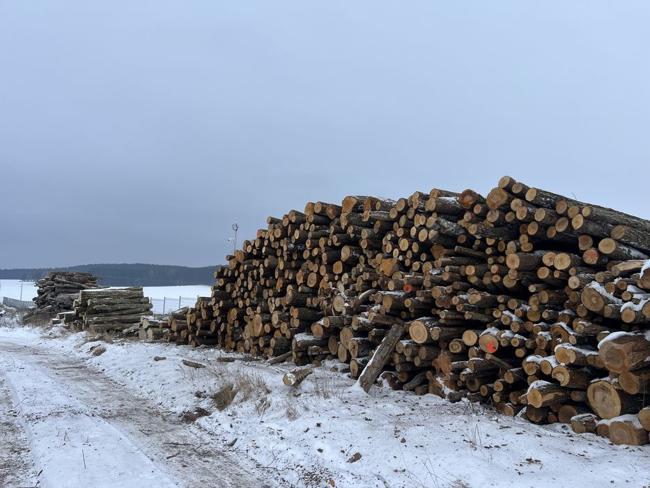 drewno opałowe w wałkach