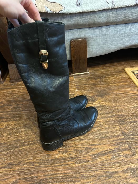 Зимові жіночі чоботи нат. шкіра