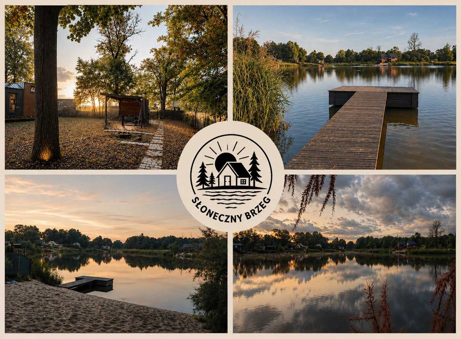 Domek nad jeziorem Spalona | Prywatna plaża, jacuzzi, pomost, kajak