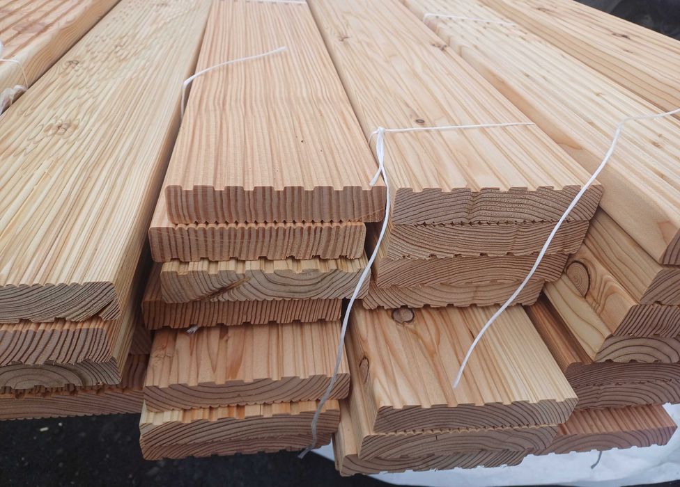 Deska tarasowa podłogowa elewacyjna półbal boazeria podbitka szalówka