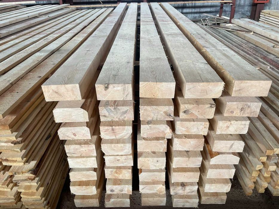 Брус 100х200 мм, (сосна) - 260 грн м/п