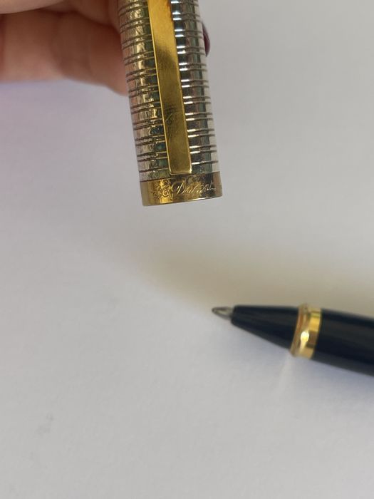 Caneta esferografica Dupont de prata