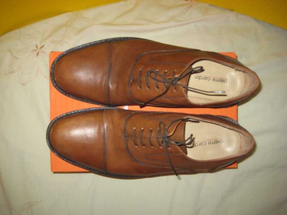 Туфли Pierre Cardin Франция оригинал 45 размер, 30 см по стельке.Кожа
